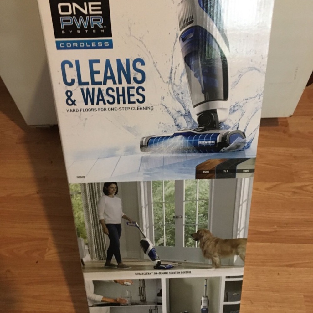 Hoover onepwr wet/dry hardwood floor cleaner